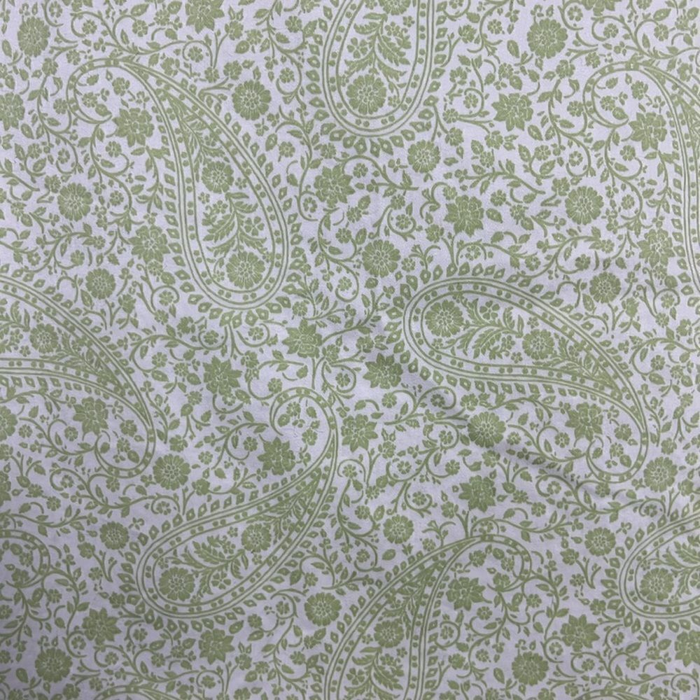 Brooks Brothers Springtime lime green paisley print! A-line size 12 - Picture 2 of 5